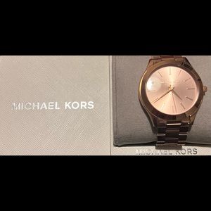 Michael Kors Oversized Rose Gold Watch